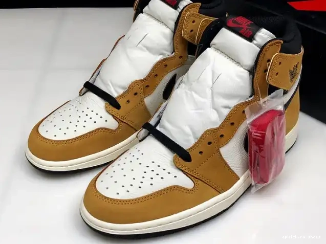 Rep Retro High Year Air 1 555088-700 OG the Rookie of Jordan 0612